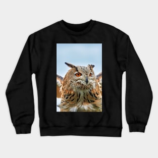 Eurasian Eagle Owl Crewneck Sweatshirt